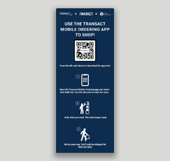 Mobile Ordering Retractable Banner Icon