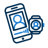 Phone and watch icon