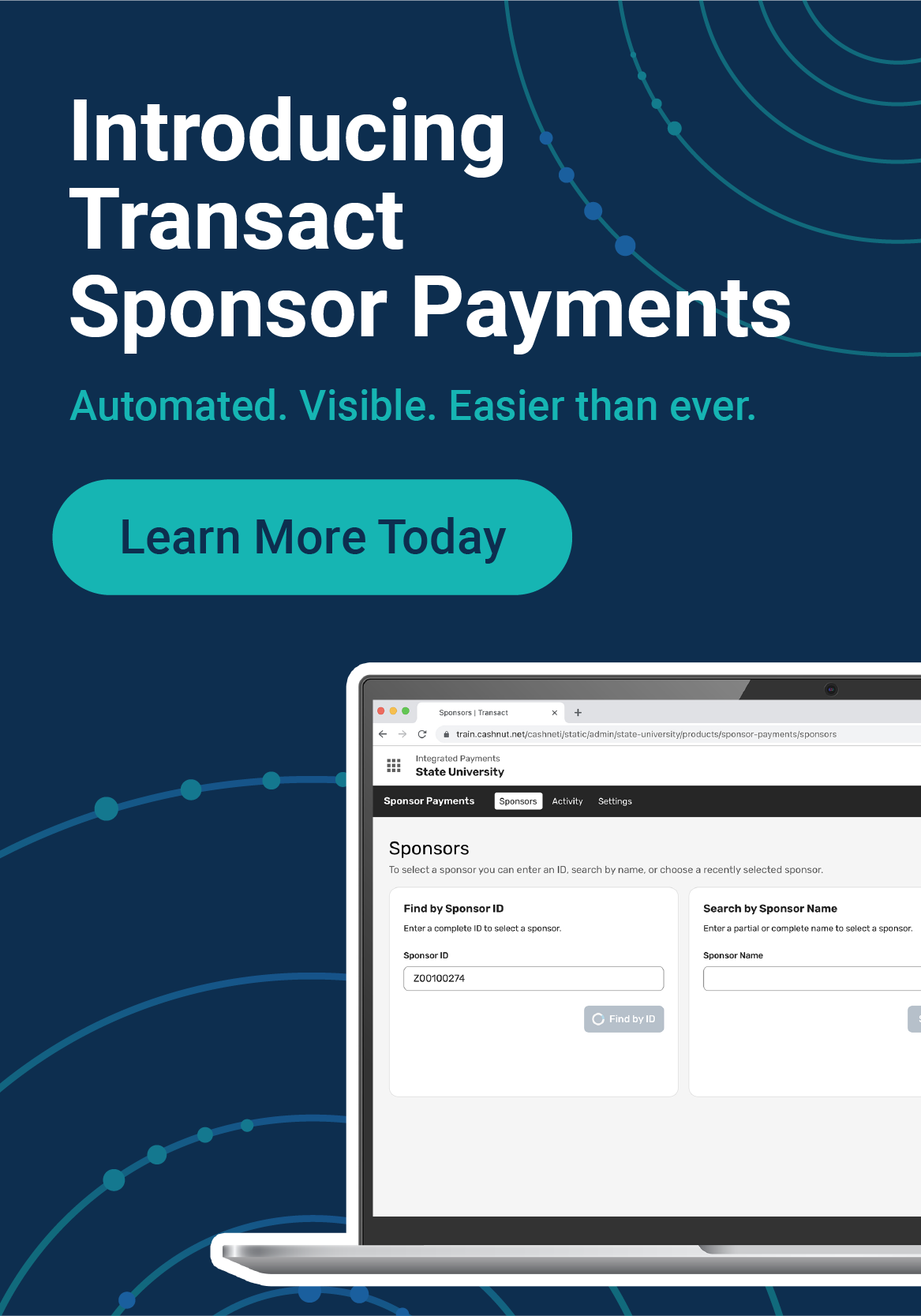 Transact Sponsor Payments
